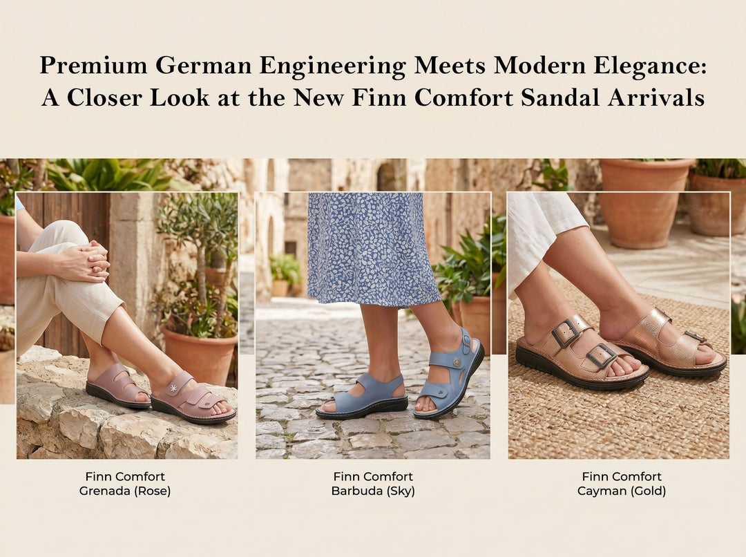 Premium German Engineering Meets Modern Elegance: A Closer Look at the New Finn Comfort Sandal Arrivals