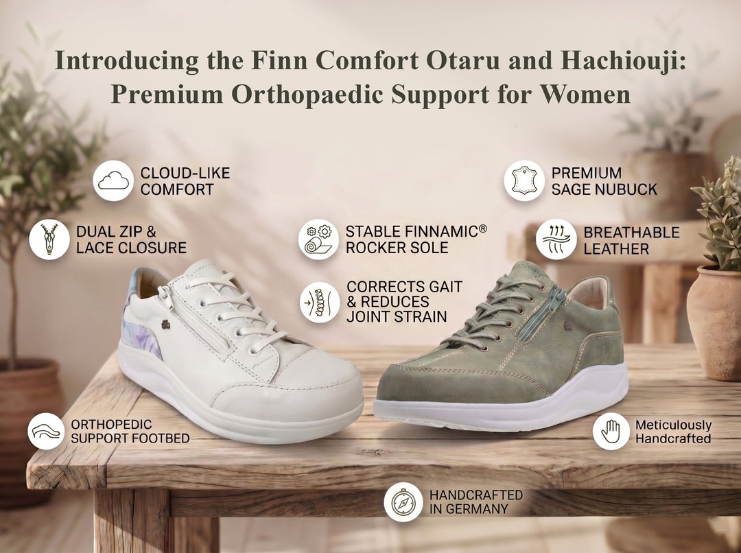 Introducing the Finn Comfort Otaru and Hachiouji: Premium German Engineered Orthopedic Support for Women