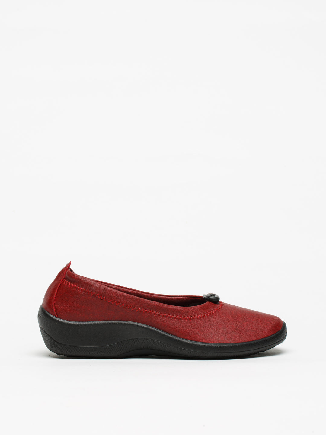 Arcopedico Cabrera Slip-On Shoes With Twin Arch Support System, Recycled Hybrid-Air Insoles For Temperature Balance, Antiviral Outsole, And Techno Elastic Upper For A Custom Fit. Lightweight, Eco-Friendly & All-Day Comfort (Cherry Red)