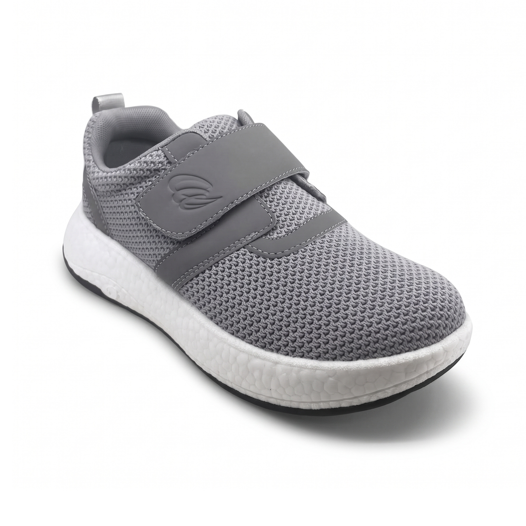 Arch Angel Rouen Ladies Stretchy Knit Shoes with Single Velcro Strap, Lightweight Expanded Thermoplastic Polyurethane (ETPU) Outsole, Responsive Comfort Fit