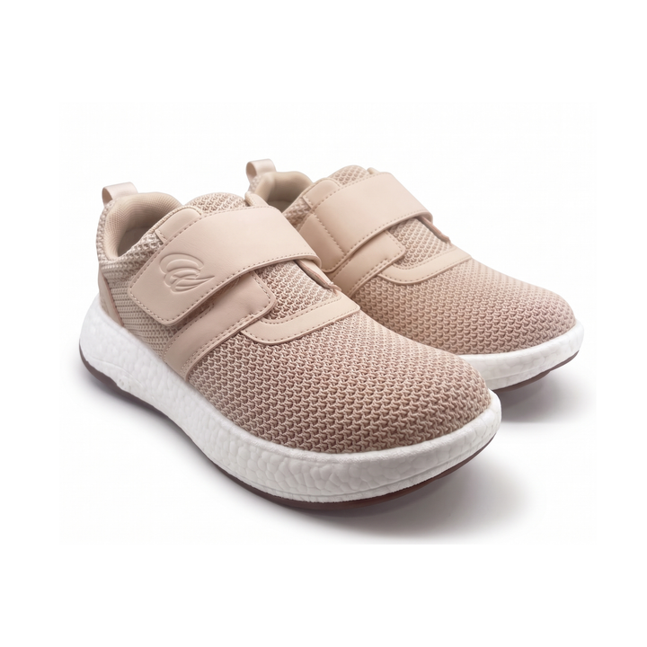 Arch Angel Rouen Ladies Stretchy Knit Shoes with Single Velcro Strap, Lightweight Expanded Thermoplastic Polyurethane (ETPU) Outsole, Responsive Comfort Fit