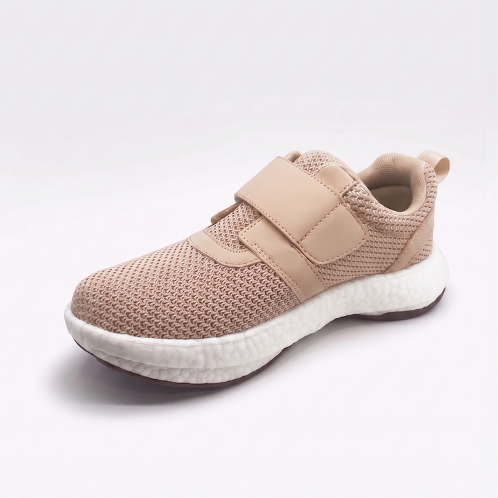 Arch Angel Rouen Ladies Stretchy Knit Shoes with Single Velcro Strap, Lightweight Expanded Thermoplastic Polyurethane (ETPU) Outsole, Responsive Comfort Fit