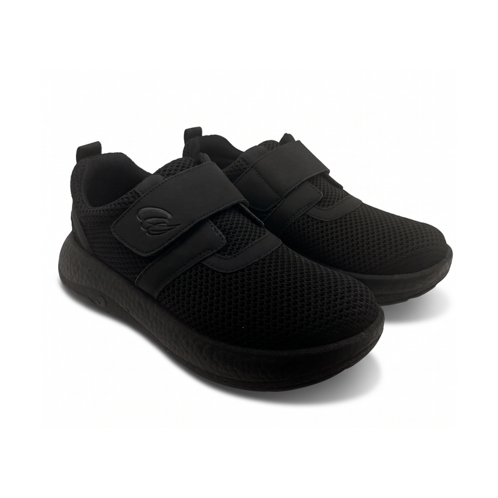Arch Angel Rouen Ladies Stretchy Knit Shoes with Single Velcro Strap, Lightweight Expanded Thermoplastic Polyurethane (ETPU) Outsole, Responsive Comfort Fit