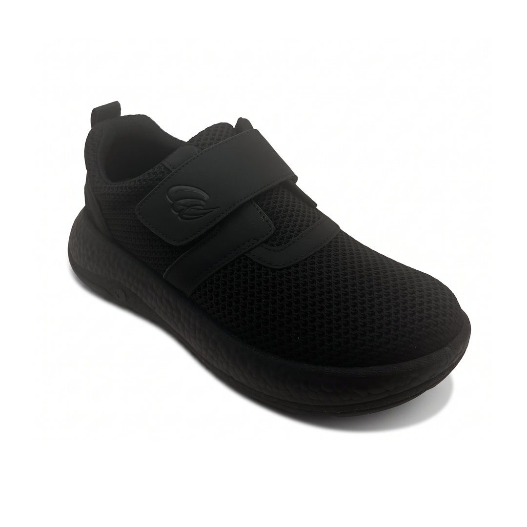Arch Angel Rouen Ladies Stretchy Knit Shoes with Single Velcro Strap, Lightweight Expanded Thermoplastic Polyurethane (ETPU) Outsole, Responsive Comfort Fit
