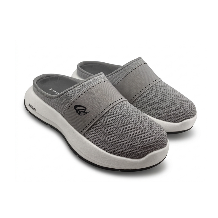 Arch Angel Colmar Ladies Slip-On Knitted Shoes with Wide Woven Straps, Soft BUFFLITE Gel Outsole, Decorative Stitching, Lasting Comfort Fit