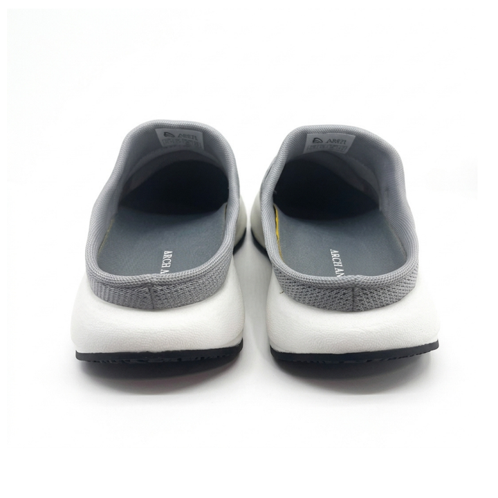 Arch Angel Colmar Ladies Slip-On Knitted Shoes with Wide Woven Straps, Soft BUFFLITE Gel Outsole, Decorative Stitching, Lasting Comfort Fit