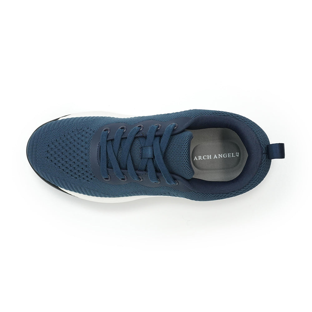Arch Angel Tokyo 150107 -  Arch Angel Superior Comfort Unisex Sneakers With Breathable Mesh Upper, Lightweight Rocker Sole And Arch Support. Ideal For Plantar Fasciitis And Daily Walking (Blue)