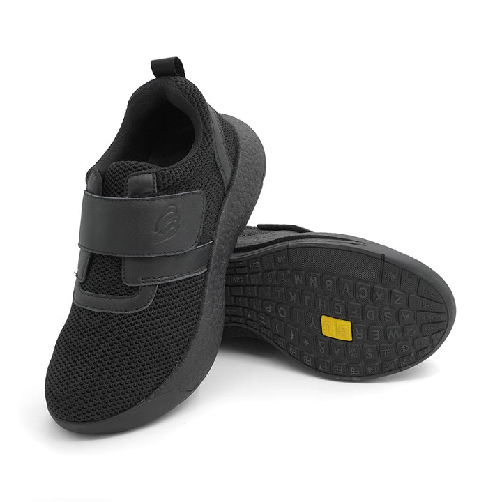 Arch Angel Tokyo 250309 -With Velcro Straps That Provide Effortless Convenience And Ensure Quick And Secure Fit. (Black)