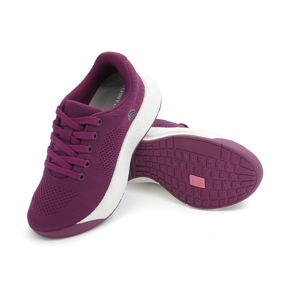 Arch Angel Tokyo 260204 -  Arch Angel Superior Comfort Women Sneakers With Breathable Mesh Upper, Lightweight Rocker Sole And Arch Support. Ideal For Plantar Fasciitis And Daily Walking (Dark Pink)