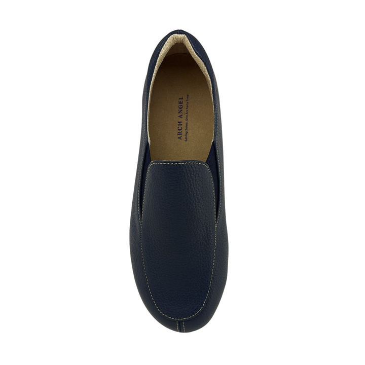 Arch Angel Annika 778 Ladies Lightweight Slip-On Shoes with Minimalist Laceless Design, Premium Orthotic Arch Support, Sleek Casual Comfort Shoes (Navy)