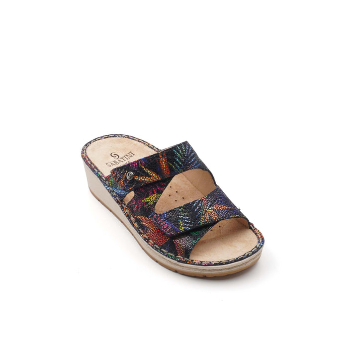 Sabatini S419 Walking Shoes With Exclusive Interchangeable Leather-Lined Insoles For Superior Shock Absorption, Freshness & Lightweight Comfort. Designed With Non-Slip Outsole, Medium Width Fit, And Expert Italian Craftsmanship (Blue)