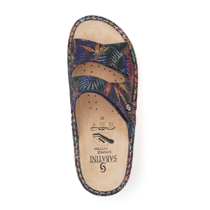 Sabatini S419 Walking Shoes With Exclusive Interchangeable Leather-Lined Insoles For Superior Shock Absorption, Freshness & Lightweight Comfort. Designed With Non-Slip Outsole, Medium Width Fit, And Expert Italian Craftsmanship (Blue)