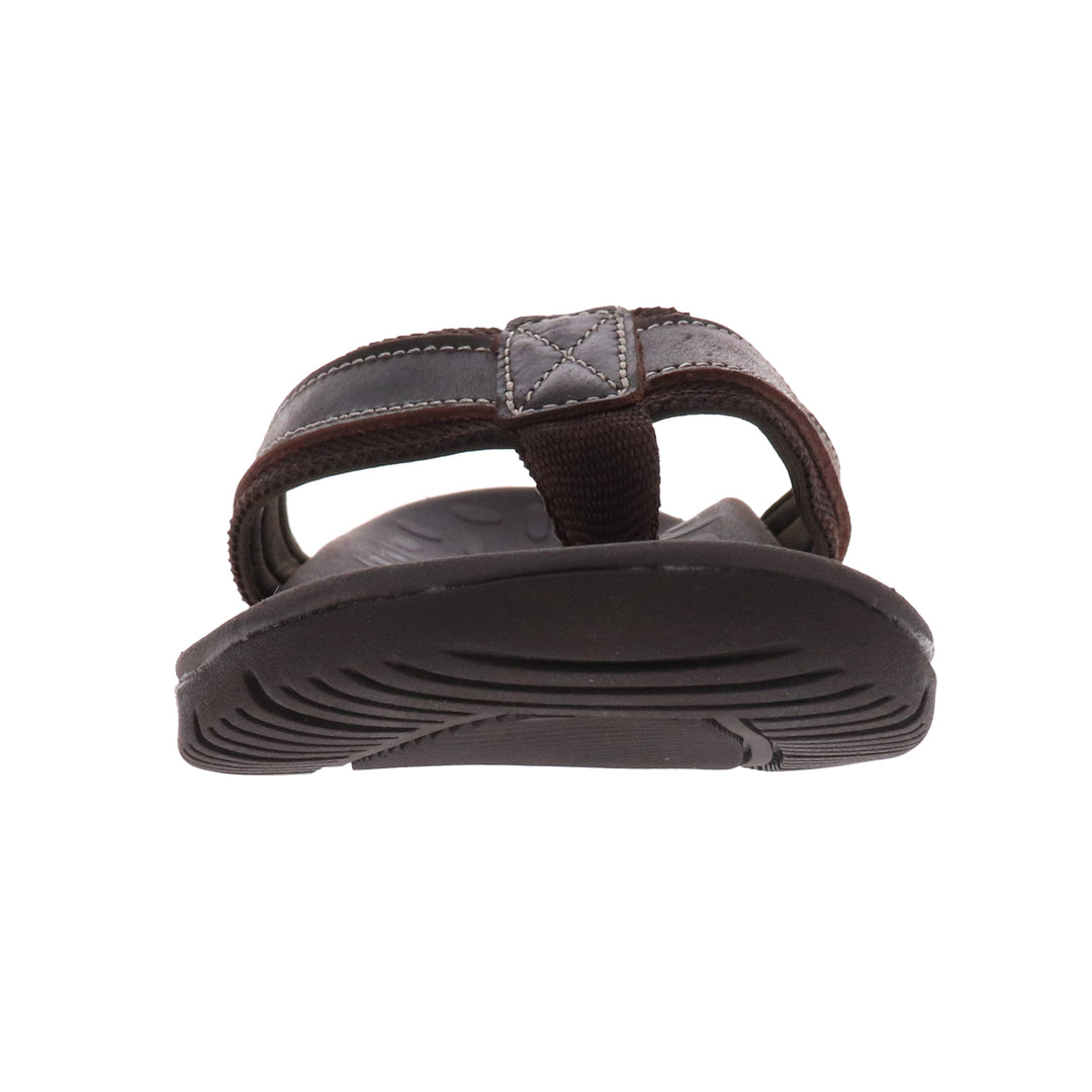 Vitasole Focus Men’s Orthotic Slippers with Premium Leather Upper, Arch Support & All-Day Comfort Footbed (Brown)