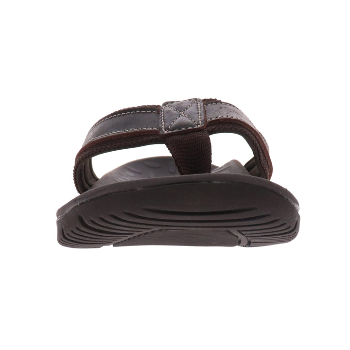 Vitasole Focus Men’s Orthotic Slippers with Premium Leather Upper, Arch Support & All-Day Comfort Footbed (Brown)