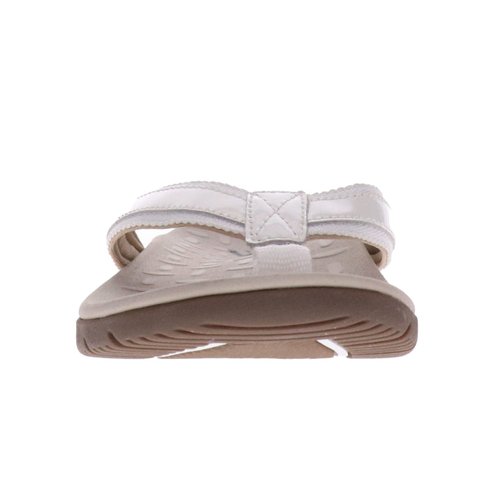 Vitasole Focus Women’s Orthotic Slippers with Premium Leather Upper, Arch Support & All-Day Comfort Footbed (White)