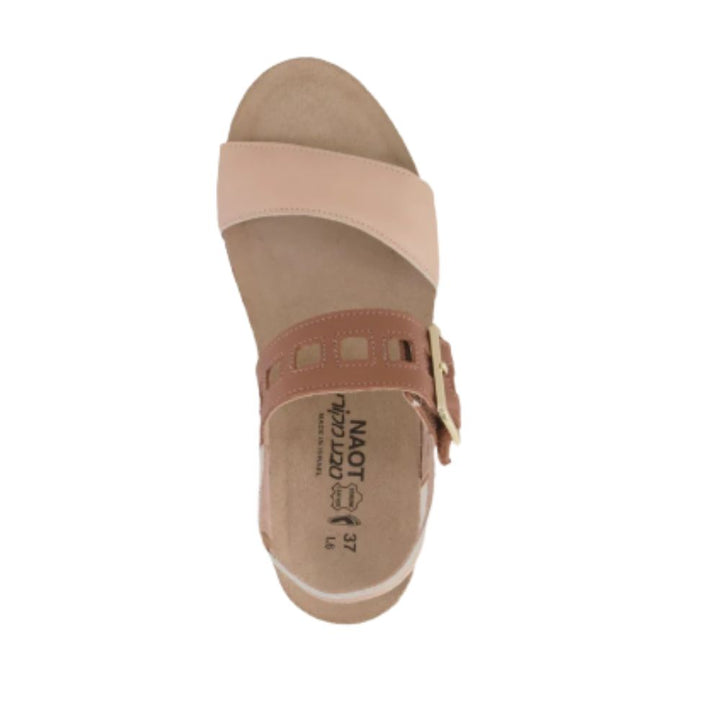 Naot Dynasty Women’s Wedge Leather Sandals with Ergonomic Arch Support , Adjustable Straps & Cushioned Footbed