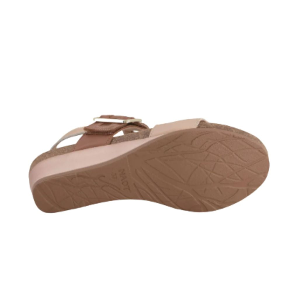 Naot Dynasty Women’s Wedge Leather Sandals with Ergonomic Arch Support , Adjustable Straps & Cushioned Footbed