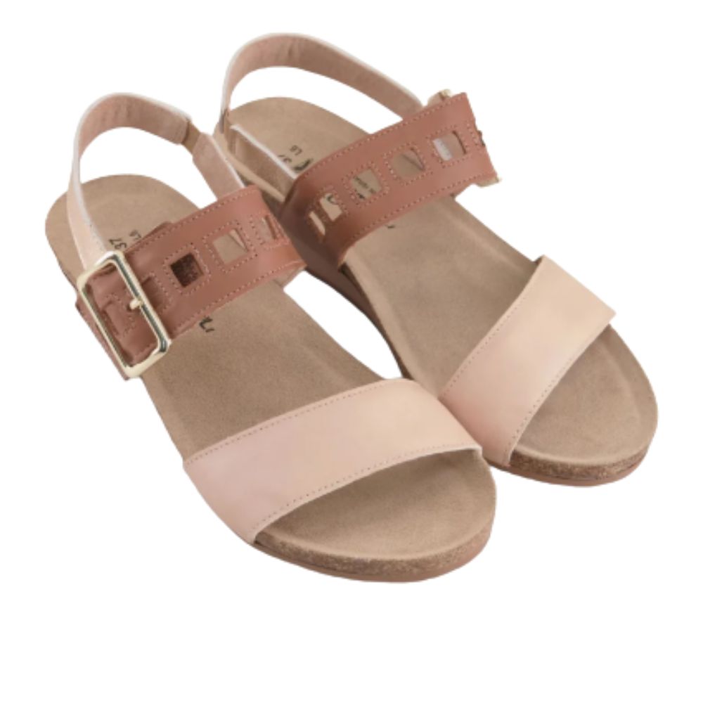 Naot Dynasty Women’s Wedge Leather Sandals with Ergonomic Arch Support , Adjustable Straps & Cushioned Footbed
