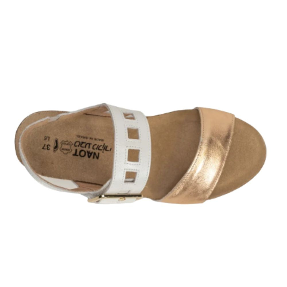 Naot Dynasty Women’s Wedge Leather Sandals with Ergonomic Arch Support , Adjustable Straps & Cushioned Footbed