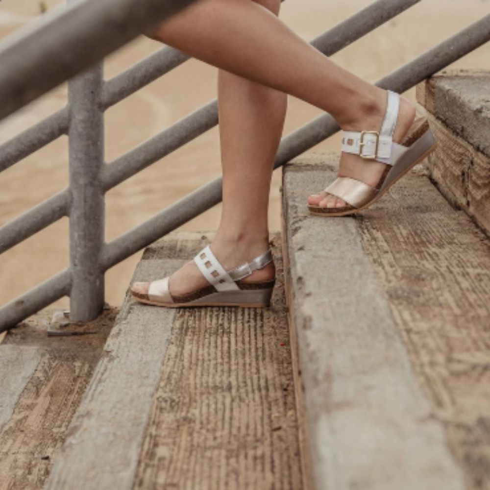 Naot Dynasty Women’s Wedge Leather Sandals with Ergonomic Arch Support , Adjustable Straps & Cushioned Footbed