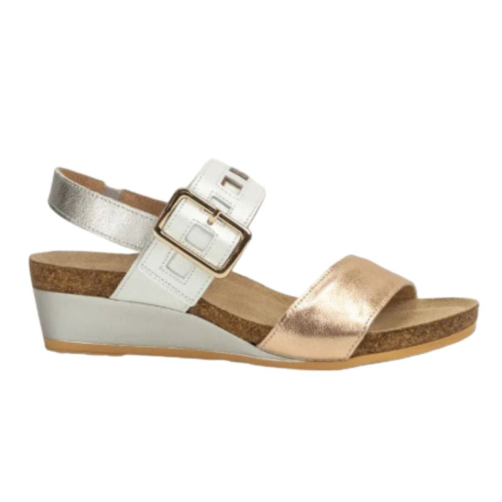 Naot Dynasty Women’s Wedge Leather Sandals with Ergonomic Arch Support , Adjustable Straps & Cushioned Footbed