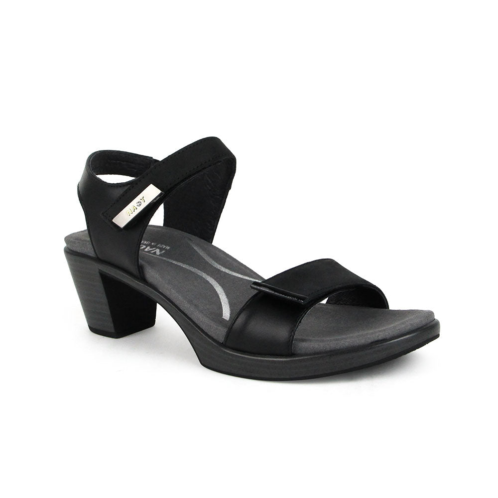 Naot Intact Women’s Multi-Strap Leather Dress Sandal with Adjustable Fit, Slip-Resistant Sole, and Cushioned Footbed (Champagne/Cork)