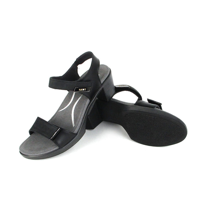 Naot Intact Women’s Multi-Strap Leather Dress Sandal with Adjustable Fit, Slip-Resistant Sole, and Cushioned Footbed (Champagne/Cork)