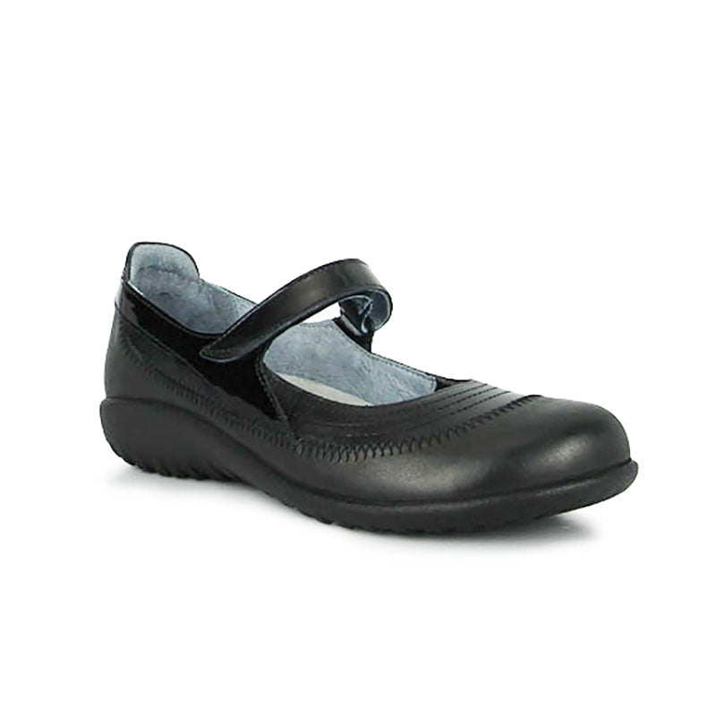 Naot Kirei Women’s Leather Mary Jane Shoe with Ergonomic Arch Support, Removable Insole and Cushioned Footbed (Champagne)