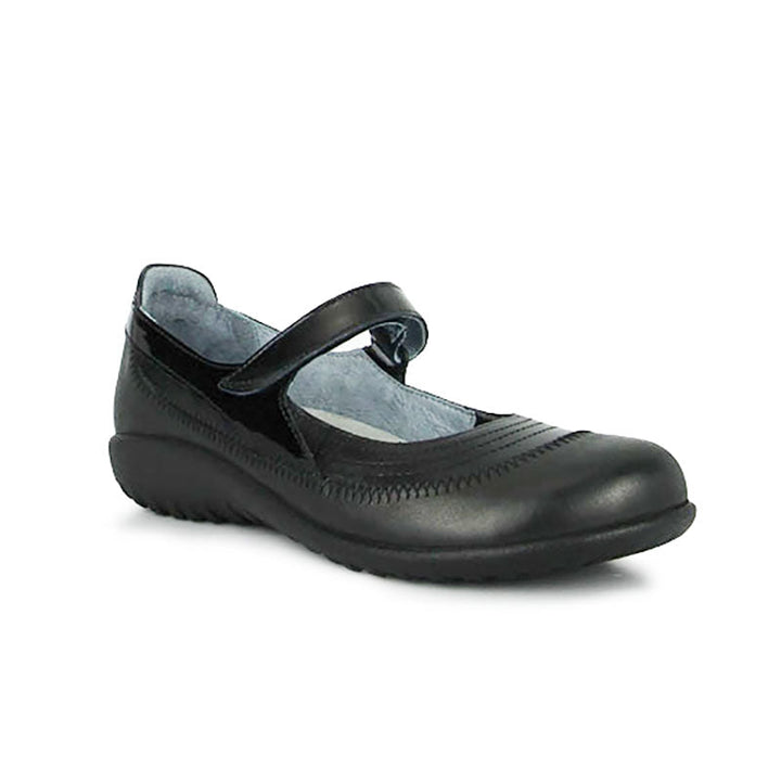 Naot Kirei Women’s Leather Mary Jane Shoe with Ergonomic Arch Support, Removable Insole and Cushioned Footbed (Champagne)