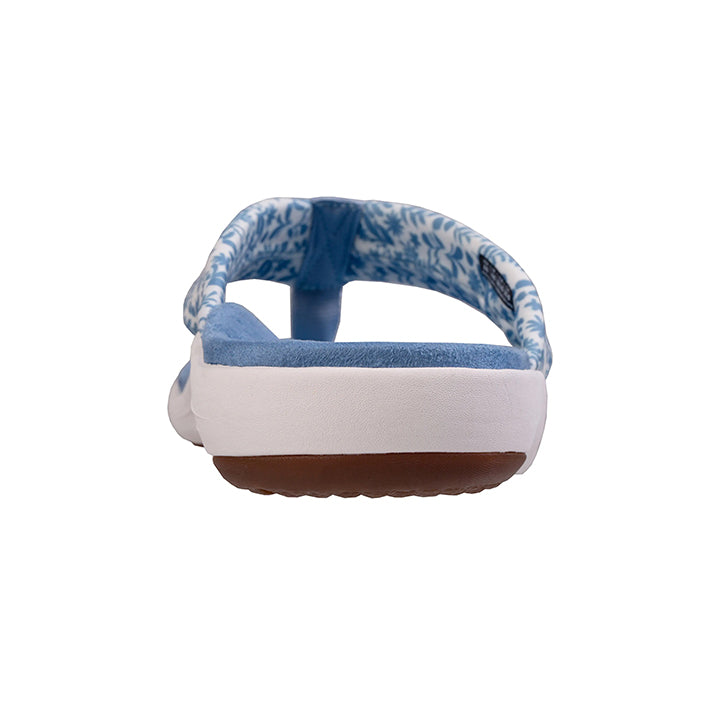 Revitalign Euphoria Women’s Elevated Flip-Flop Sandals with Full Contact Comfort Orthotic Footbed, Memory Foam Cushioning & Arch Support (White)