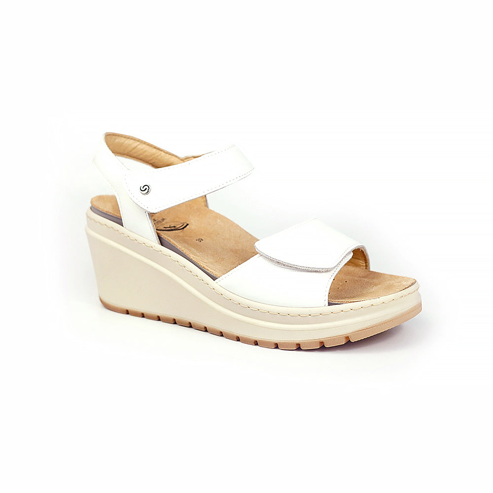 Sabatini S2080 Hallux Comfort Shoes With Stretch Upper, Removable Footbed, And Advanced Cushioning Technology For Cool, Healthy & Supportive All-Day Wear. Designed With Non-Slip Outsole, Medium Width Fit, And Italian Craftsmanship (Bianco White)