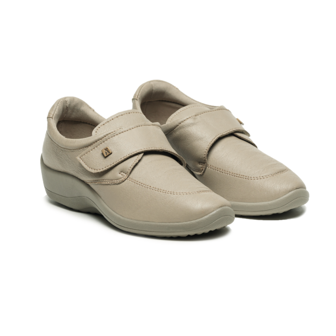 Arcopedico Repovesi Slip-On Shoes With Patented Twin Arch Support, Recycled Lytech Upper, And Hybrid Air Insole For All-Day Cushioning. Versatile Fit For Multiple Foot Types & Lasting Comfort (Taupe)