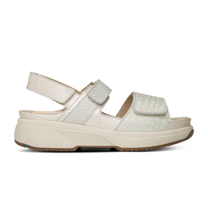 Xsensible Aruba Stretchwalker Leather Summer Sandal with Three Adjustable Straps, Orthotic-Ready Footbed, and Balance Technology Sole