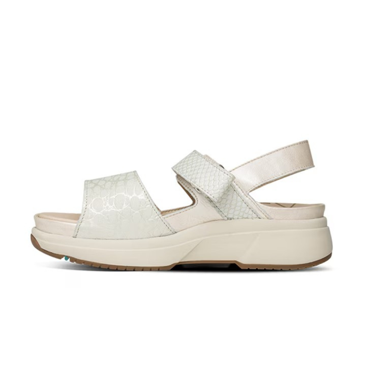 Xsensible Aruba Stretchwalker Leather Summer Sandal with Three Adjustable Straps, Orthotic-Ready Footbed, and Balance Technology Sole