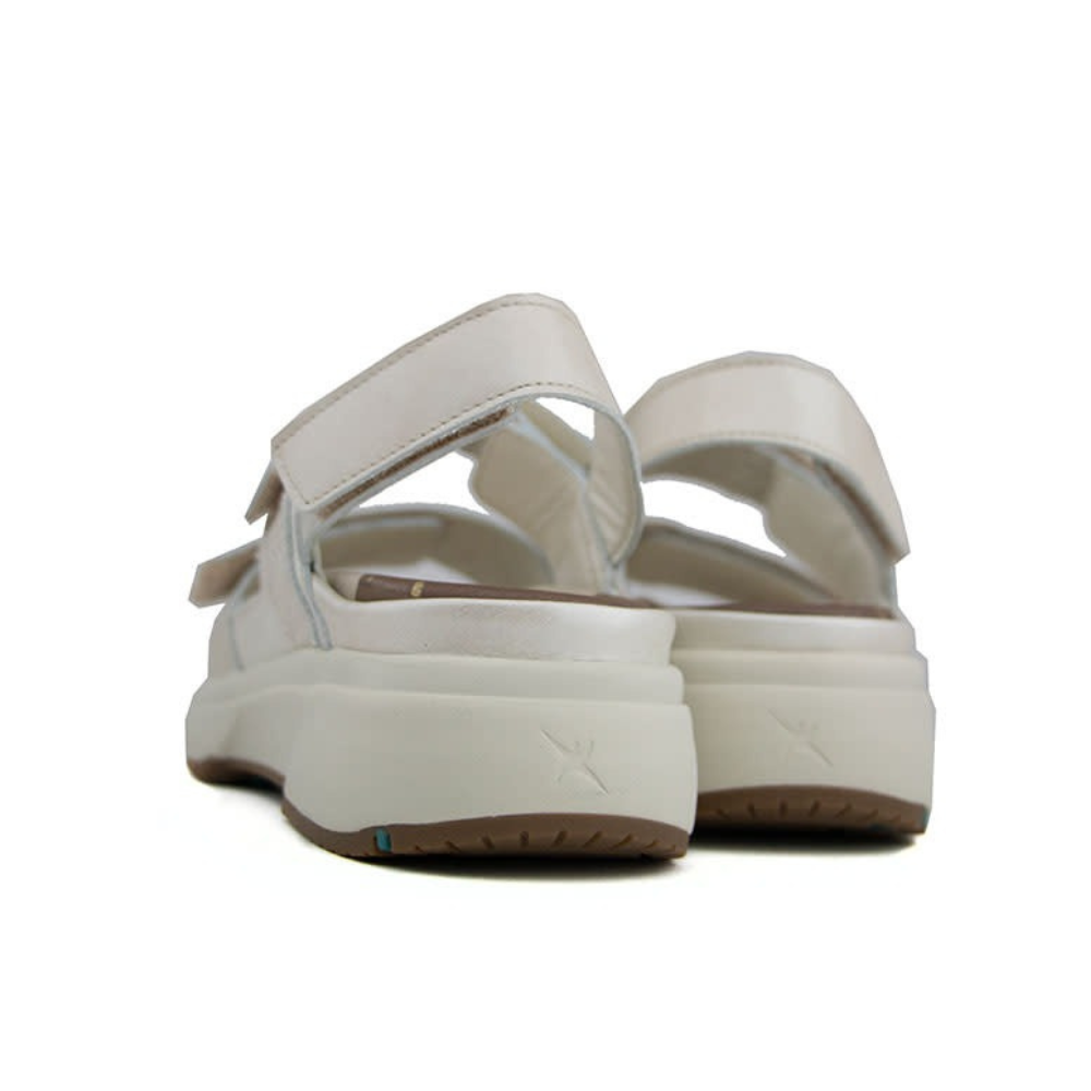 Xsensible Aruba Stretchwalker Leather Summer Sandal with Three Adjustable Straps, Orthotic-Ready Footbed, and Balance Technology Sole