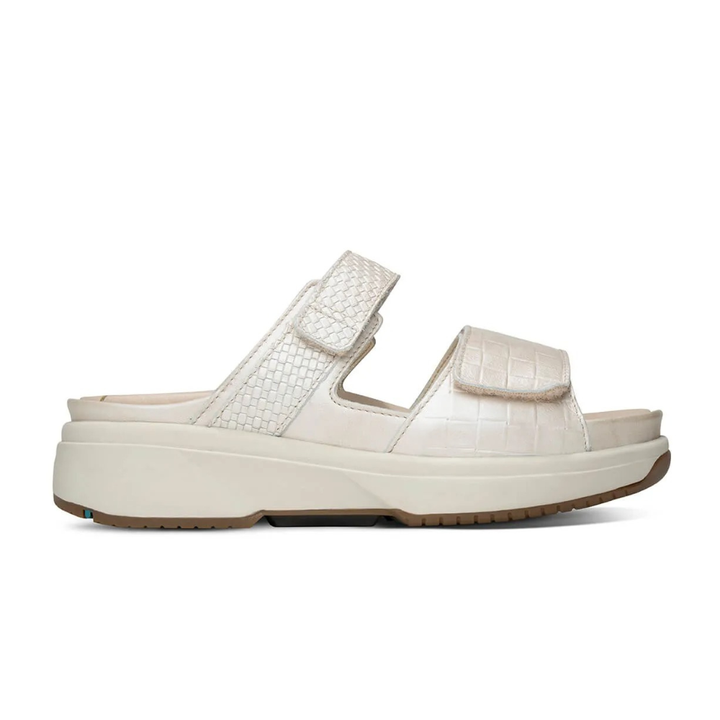 Xsensible Tobago Leather Comfort Sandal with Dual Adjustable Buckles, Removable Cushion Footbed, and Ergonomic Balance Sole
