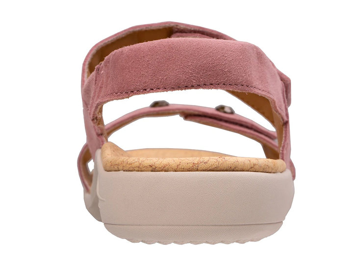 Revitalign Terra Women Sandals with Orthotic Arch Support, Heel Backstrap, and Dual Adjustable Velcro Straps (Fossil)