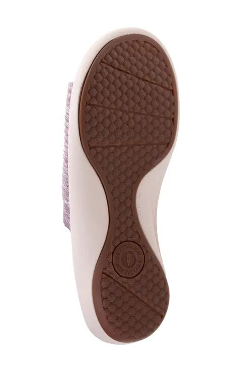 Revitalign Vanessa Women’s Slide Sandals with Molded Memory Foam Footbed, Ortho-Stretch 3D Knit Upper & Full Contact Comfort® Orthotic Support