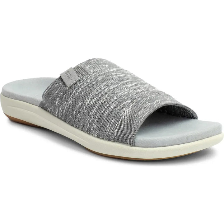 Revitalign Vanessa Women’s Slide Sandals with Molded Memory Foam Footbed, Ortho-Stretch 3D Knit Upper & Full Contact Comfort® Orthotic Support