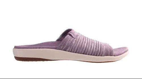 Revitalign Vanessa Women’s Slide Sandals with Molded Memory Foam Footbed, Ortho-Stretch 3D Knit Upper & Full Contact Comfort® Orthotic Support