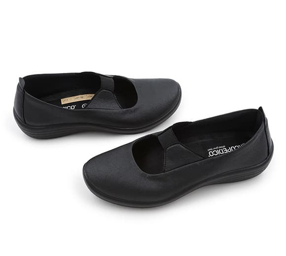 Arcopedico Itatiaia Slip-On Shoes With Recycled Vegan Lytech Upper, Elastic Goring For Easy Slip On/Off, and Soft Flexible Fit For Bunions, Hammertoes & Hard-To-Fit Feet. Machine Washable & Eco-Friendly Lytech Upper (Gold)