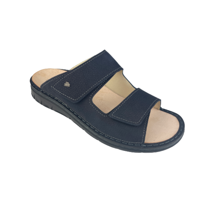 Finn Comfort Rab Men’s Sandal With Dual Adjustable Straps, Removable Footbed, And Flexible Hand-Stitched Pu Sole. Suitable For Bunion, Heel And Arch Pain (Elephant Grey)