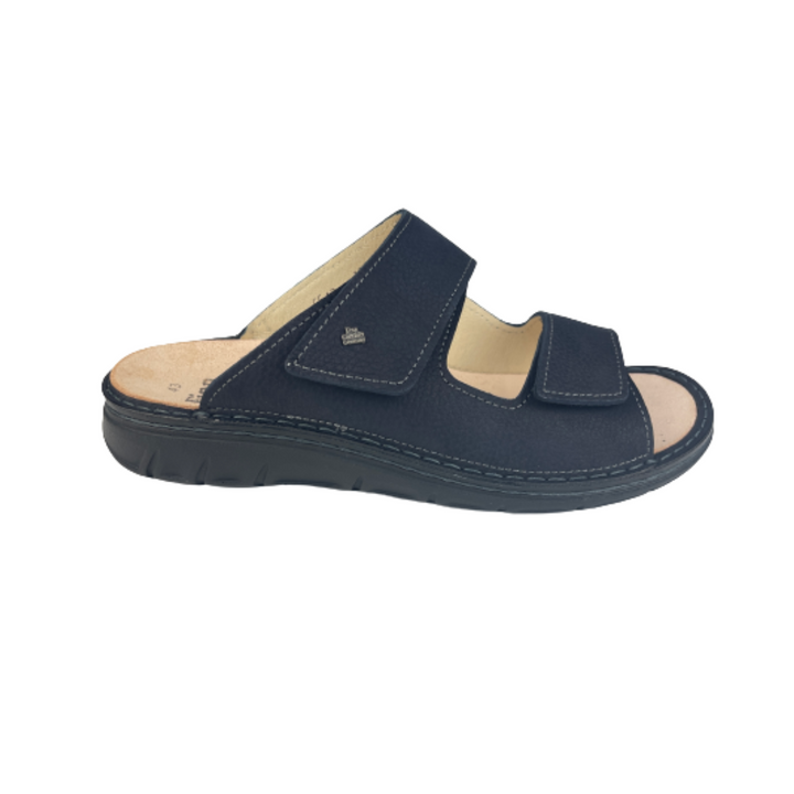 Finn Comfort Rab Men’s Sandal With Dual Adjustable Straps, Removable Footbed, And Flexible Hand-Stitched Pu Sole. Suitable For Bunion, Heel And Arch Pain (Elephant Grey)