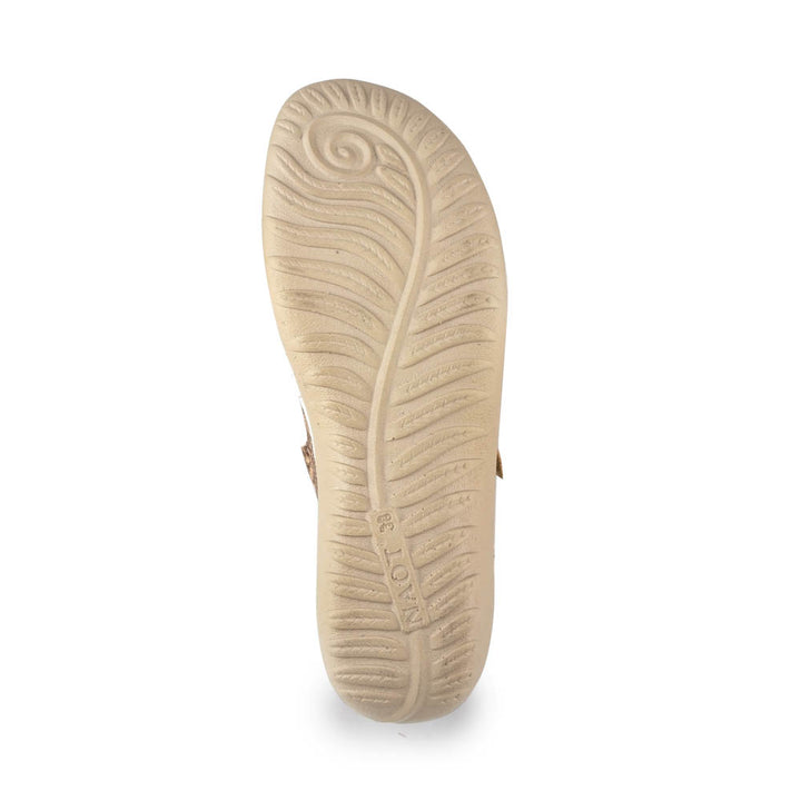 Naot Kirei Women’s Leather Mary Jane Shoe with Ergonomic Arch Support, Removable Insole and Cushioned Footbed (Brown)