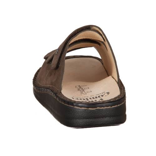 Finn Comfort Korfu Slip-On Leather Sandals With Three-Way Adjustable Velcro Straps, Removable Arch Support Insoles, And Shock Absorbing Footbed. Suitable For Bunion, Heel And Arch Pain (White)